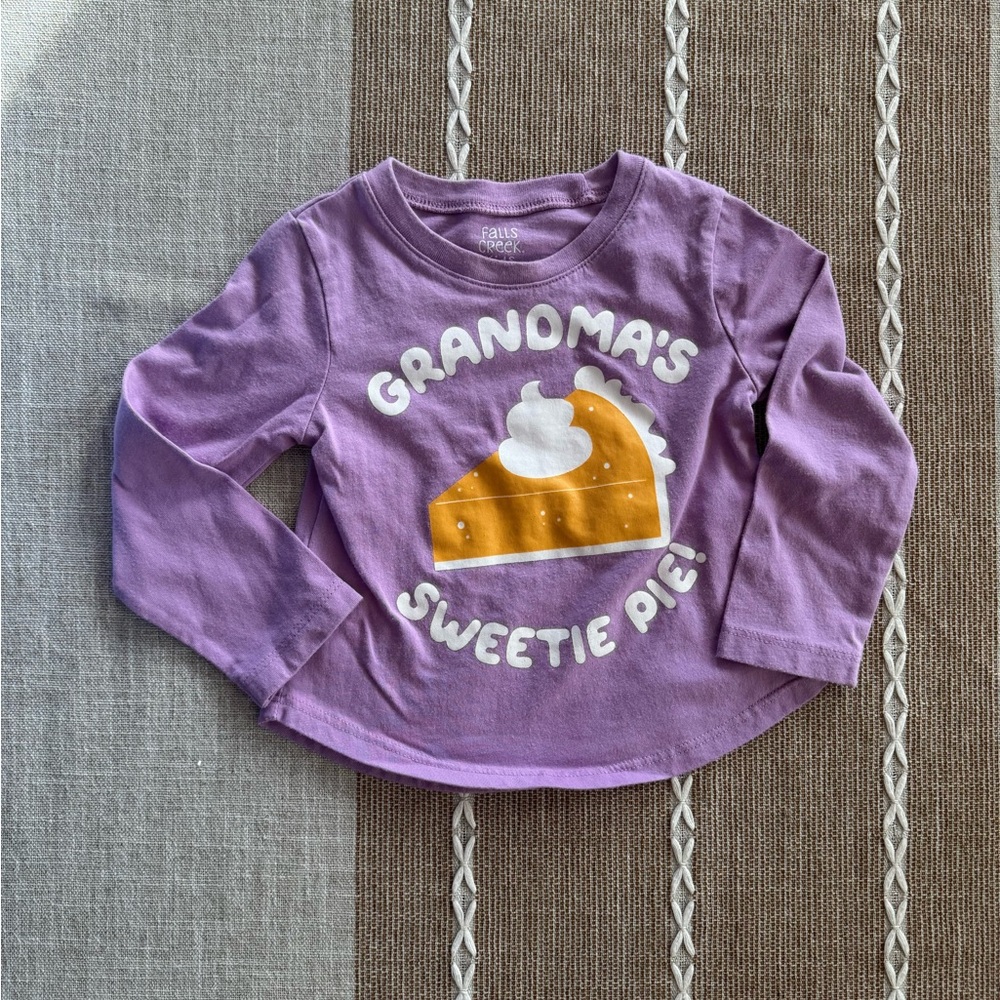 Purple Grandma's Sweetie Pie Kids Shirt